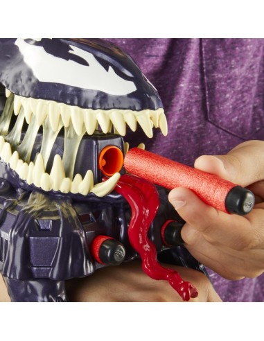 LANZADOR SPIDERMAN NERF VENOMVERSUS ATAQUE VENOM