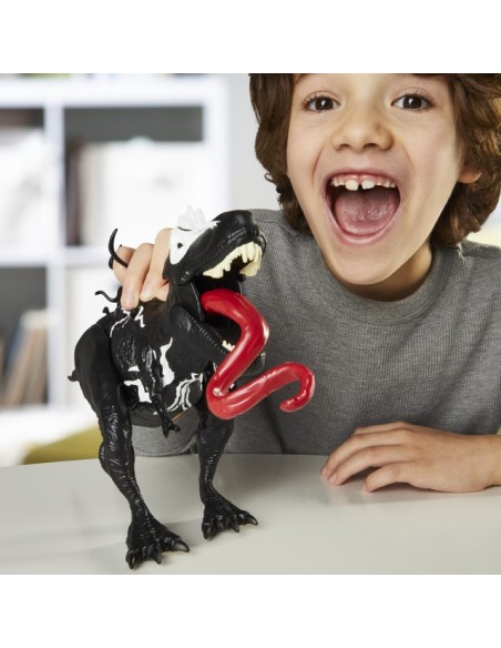 FIGURA DE ACCIÓN SPIDERMAN EPIC WORLD OF ACTION VENOMVERSUS VENOMSAURUS REX