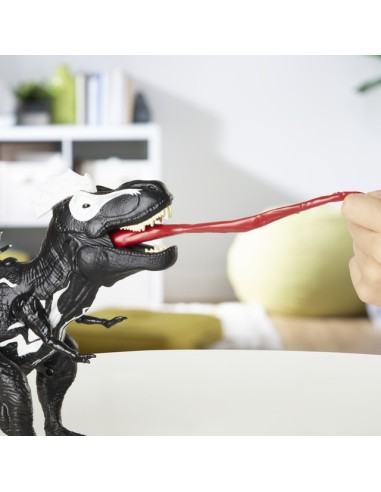 FIGURA DE ACCIÓN SPIDERMAN EPIC WORLD OF ACTION VENOMVERSUS VENOMSAURUS REX