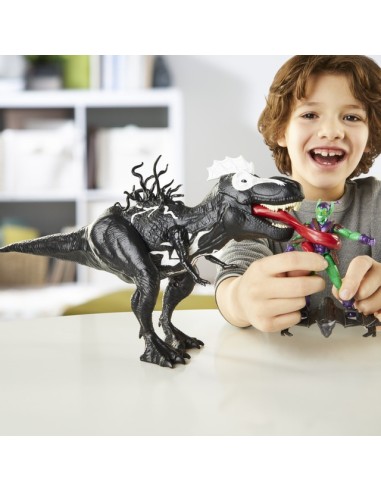 FIGURA DE ACCIÓN SPIDERMAN EPIC WORLD OF ACTION VENOMVERSUS VENOMSAURUS REX
