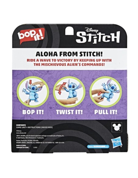 JUEGO DE MESA HASBRO GAMES BOP IT! EDICIÓN DISNEY STITCH