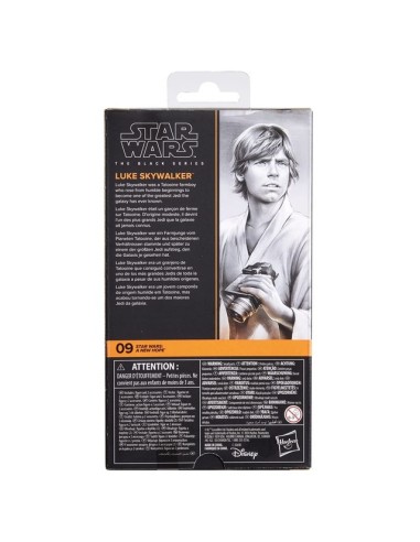 FIGURA DE ACCIÓN STAR WARS BLACK SERIES UNA NUEVA ESPERANZA LUKE SKYWALKER