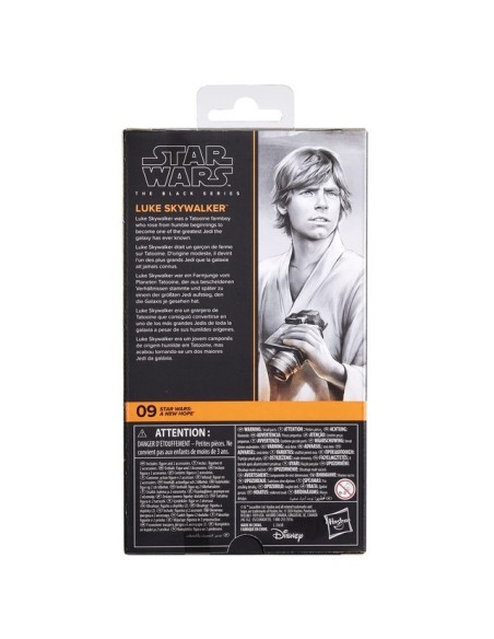 FIGURA DE ACCIÓN STAR WARS BLACK SERIES UNA NUEVA ESPERANZA LUKE SKYWALKER