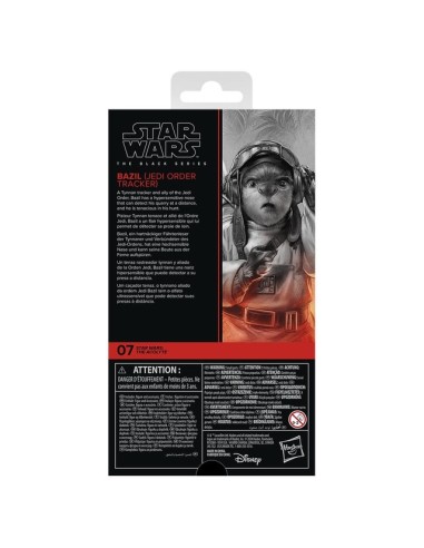 FIGURA DE ACCIÓN STAR WARS BLACK SERIES THE ACOLYTE BAZIL (JEDI ORDER TRACKER)