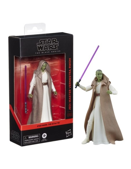 FIGURA DE ACCIÓN STAR WARS BLACK SERIES THE ACOLYTE JEDI MASTER VERNESTRA RWOH