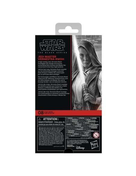 FIGURA DE ACCIÓN STAR WARS BLACK SERIES THE ACOLYTE JEDI MASTER VERNESTRA RWOH