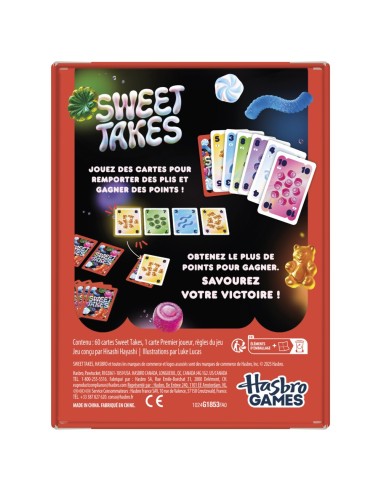 JUEGO DE MESA HASBRO GAMES SWEET TAKES