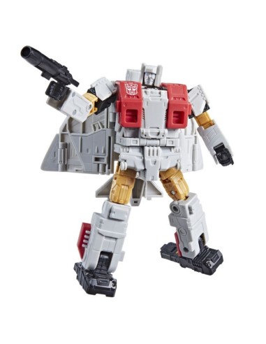 FIGURA DE ACCIÓN TRANSFORMERS AGE OF THE PRIMES COMMANDER AERIALBOT SILVERBOLT