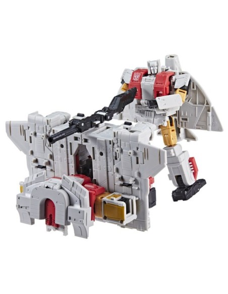 FIGURA DE ACCIÓN TRANSFORMERS AGE OF THE PRIMES COMMANDER AERIALBOT SILVERBOLT