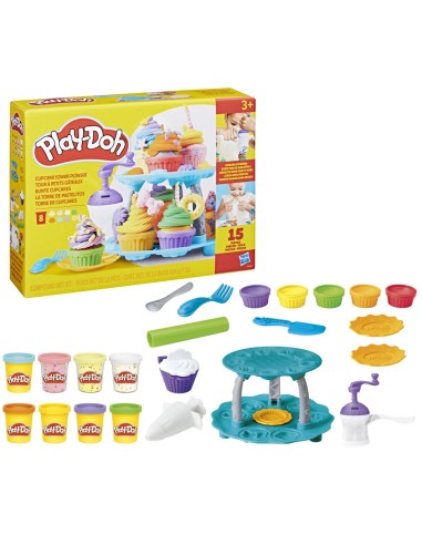 SET DE MASA MOLDEABLE PLAY DOH LA TORRE DE PASTELITOS
