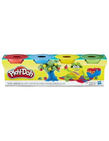 MASAS Y PLASTILINAS PLAY-DOH 4 BOTES MINI PACK