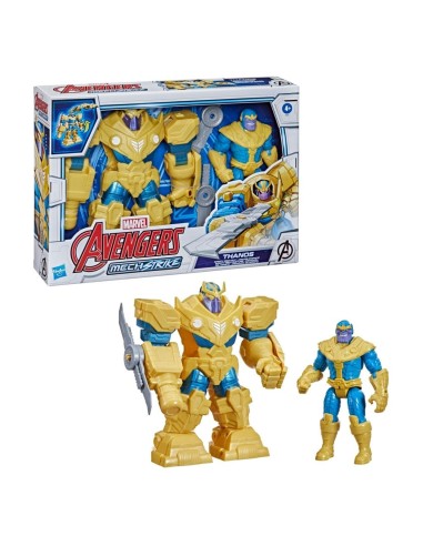 FIGURA DE ACCIÓN MARVEL MECH STRIKE THANOS