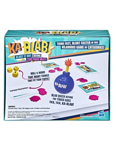 JUEGO DE MESA HASBRO GAMING KA-BLAB