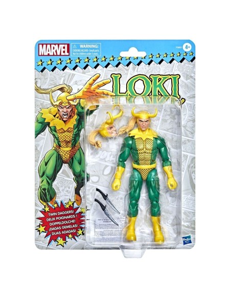 FIGURA DE ACCIÓN MARVEL LEGENDS SERIES RETRO LOKI