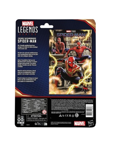 FIGURA DE ACCIÓN SPIDER-MAN LEGENDS SERIES SIN CAMINO A CASAFRIENDLY NEIGHBORHOOD SPIDERMAN