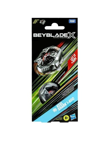 TROMPO BEYBLADE X KIT DE REFUERZO CON TOP KEEL SHARK 1-60Q