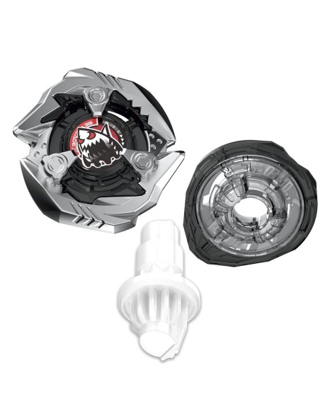 TROMPO BEYBLADE X KIT DE REFUERZO CON TOP KEEL SHARK 1-60Q