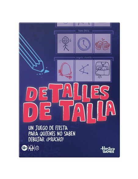 Juego de Mesa Hasbro Games Detalles en Talla Juego de Mesa Hasbro Games Detalles en Talla