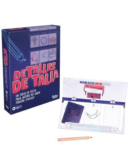 Juego de Mesa Hasbro Games Detalles en Talla Juego de Mesa Hasbro Games Detalles en Talla