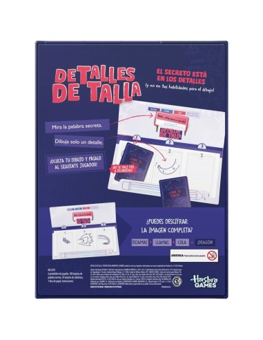 Juego de Mesa Hasbro Games Detalles en Talla
