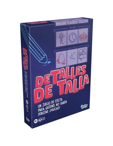 Juego de Mesa Hasbro Games Detalles en Talla Juego de Mesa Hasbro Games Detalles en Talla