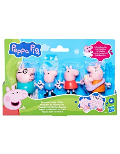 Set de Figuras Peppa Pig  Peppa y su Familia de Cinco