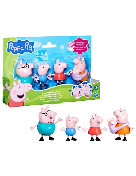 Set de Figuras Peppa Pig  Peppa y su Familia de Cinco
