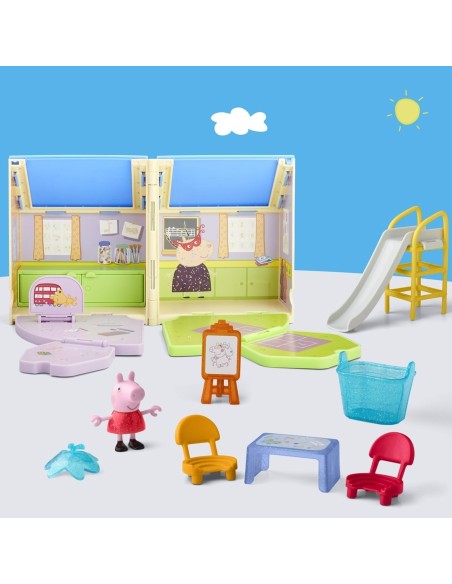 Set de Juego Peppa Pig La Guardería Portátil de Peppa