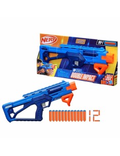 Lanzador Nerf N Series Double Impact 12 Dardos 2