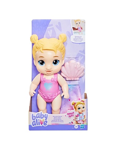 Muñeeca Baby Alive Chapuzón de Sirena Harper Hugs