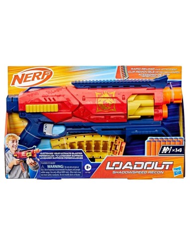 Lanzador Nerf Loadout Shadowspeed Recon 14 Dardos