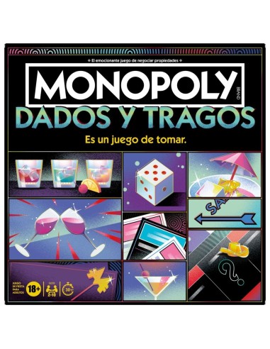 Juego de Mesa Monopoly Tragos y Dados