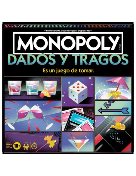 Juego de Mesa Monopoly Tragos y Dados Juego de Mesa Monopoly Tragos y Dados