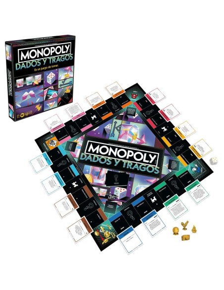 Juego de Mesa Monopoly Tragos y Dados Juego de Mesa Monopoly Tragos y Dados