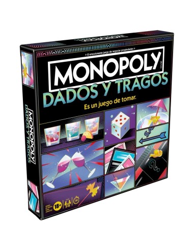 Juego de Mesa Monopoly Tragos y Dados
