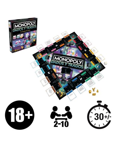 Juego de Mesa Monopoly Tragos y Dados