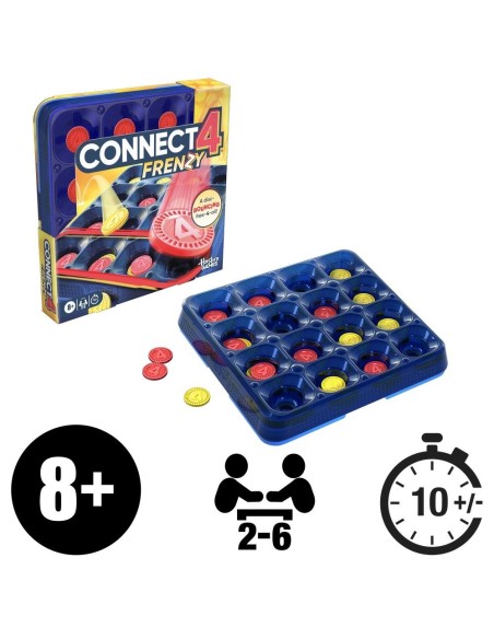 Juego de Mesa Hasbro Games Connect 4 A rebotar Juego de Mesa Hasbro Games Connect 4 A rebotar