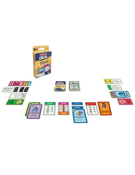 Juego de Mesa Monopoly Deal Edición Disney Stitch Juego de Mesa Monopoly Deal Edición Disney Stitch