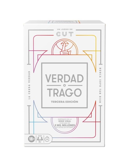 Juego de Mesa Hasbro Games Verdad o Trago 3era edición Juego de Mesa Hasbro Games Verdad o Trago 3era edición