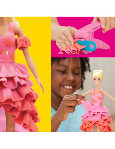 Set de Masa Moldeable Play Doh Barbie Crea Ropa para Muñecas