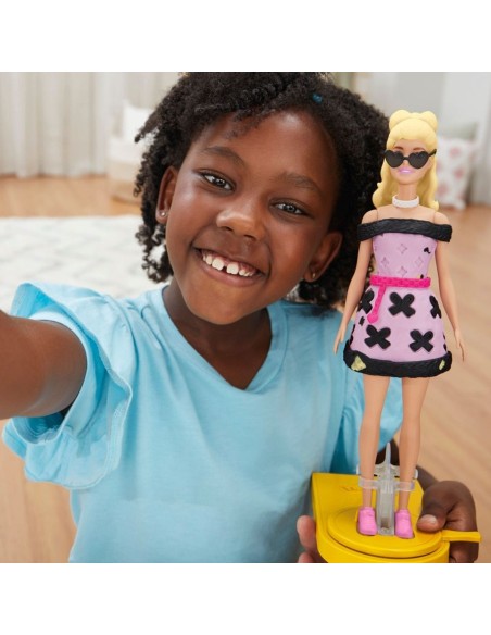 Set de Masa Moldeable Play Doh Barbie Crea Ropa para Muñecas Set de Masa Moldeable Play Doh Barbie Crea Ropa para Muñecas