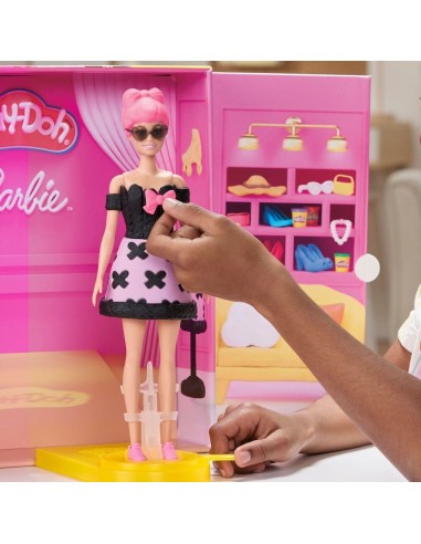 Set de Masa Moldeable Play Doh Barbie Crea Ropa para Muñecas