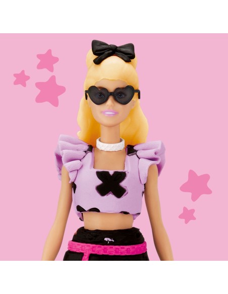 Set de Masa Moldeable Play Doh Barbie Crea Ropa para Muñecas Set de Masa Moldeable Play Doh Barbie Crea Ropa para Muñecas