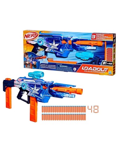 Lanzador Nerf Loadout Galactic Commander 48 Dardos