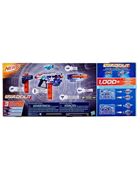Lanzador Nerf Loadout Galactic Commander 48 Dardos