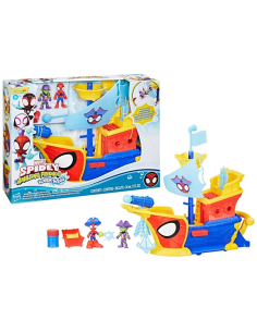 Set SHAF Water-Webs Barco Pirata con Telarañas y Burbujas