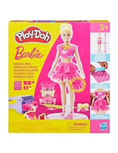 Play-Doh Barbie, Set de muñeca Volantes y lazos
