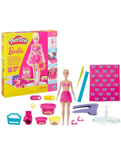 Play-Doh Barbie, Set de muñeca Volantes y lazos