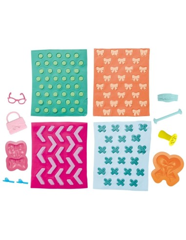 Play-Doh Barbie, Pack de accesorios Perlas y lazos