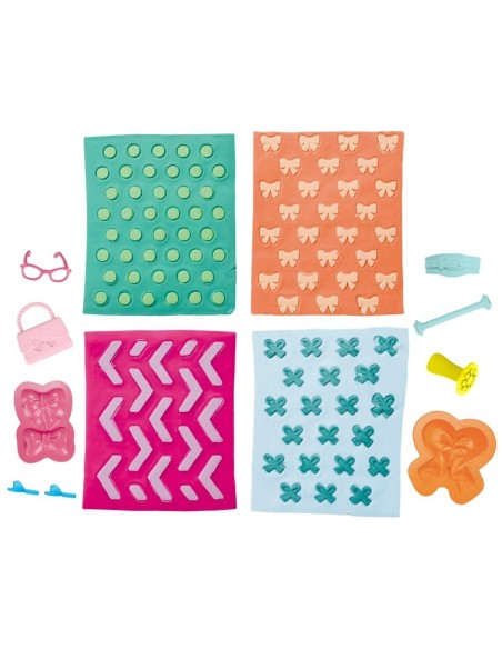 Play-Doh Barbie, Pack de accesorios Perlas y lazos